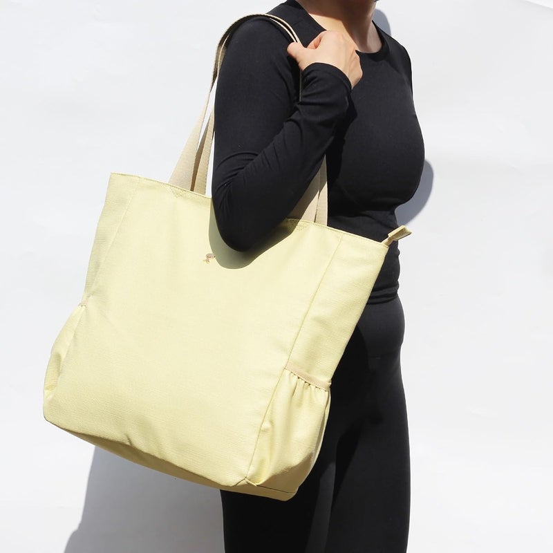 ESVAN Original Floral Water Resistant Large Tote Bag Shoulder Bag for Gym Beach Travel Daily Bags Upgraded - Image 5